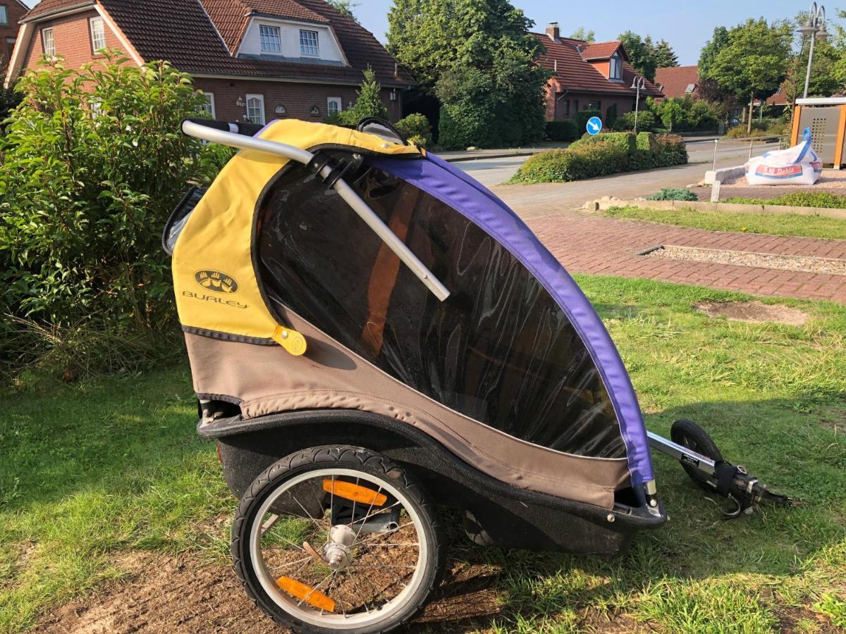 Grosszuegiges Reetdachhaus An Der Nordsee Langenhorn Esterno foto